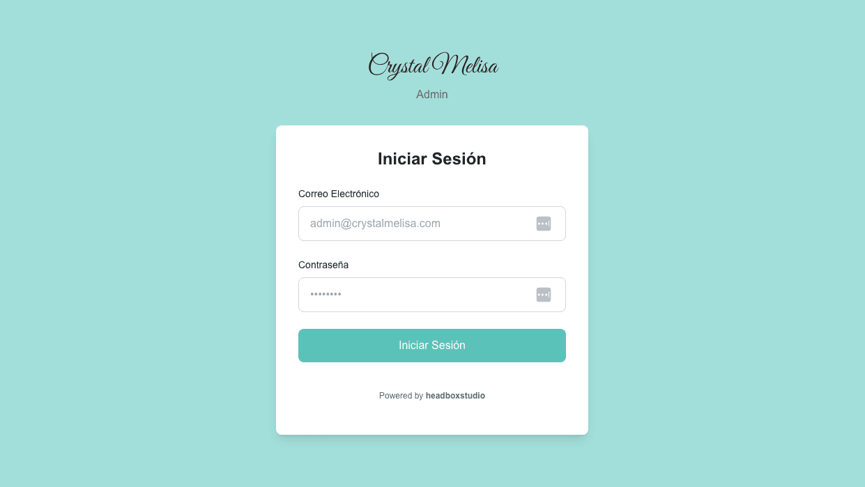 Crystal Melisa Admin